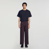 Pantalón ancho con cintura elástica