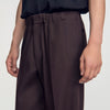 Pantalón ancho con cintura elástica
