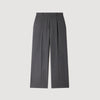 Pantalón ancho de traje de lana
