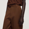 Pantalón ancho de algodón