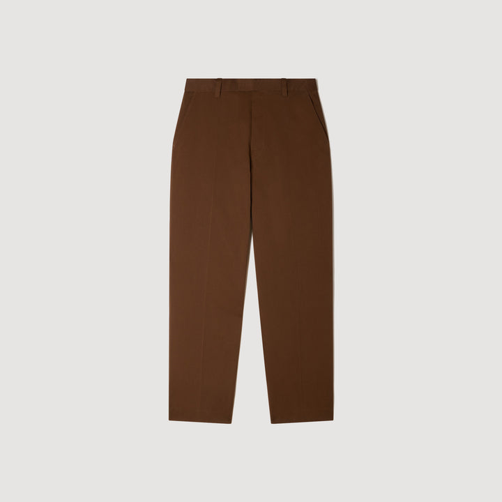 Pantalón ancho de algodón