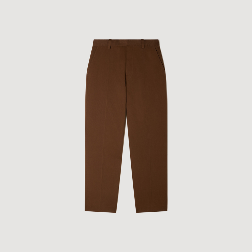 Pantalón ancho de algodón