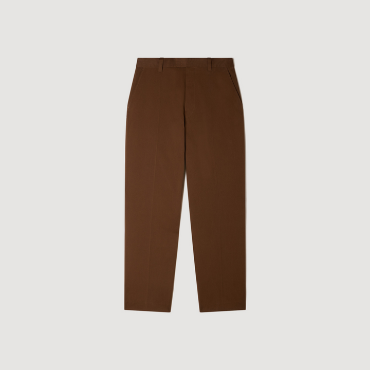 Pantalón ancho de algodón