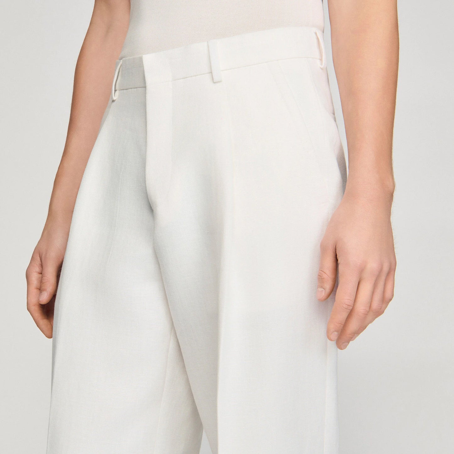 Pantalón de traje de lino