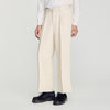 Pantalón ancho algodón lino pinzas
