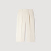 Pantalón ancho algodón lino pinzas