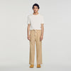 Pantalón ancho de algodón