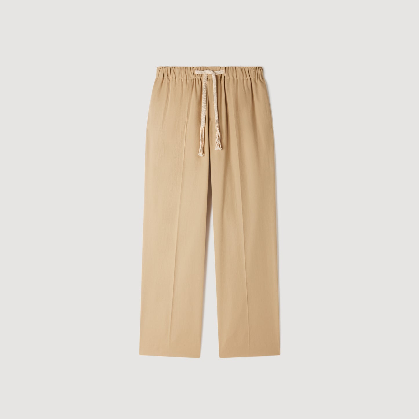 Pantalón ancho de algodón