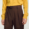 Pantalón ancho de lana