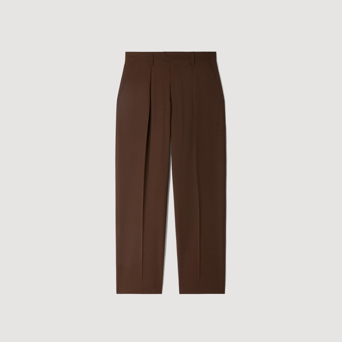 Pantalón ancho de lana