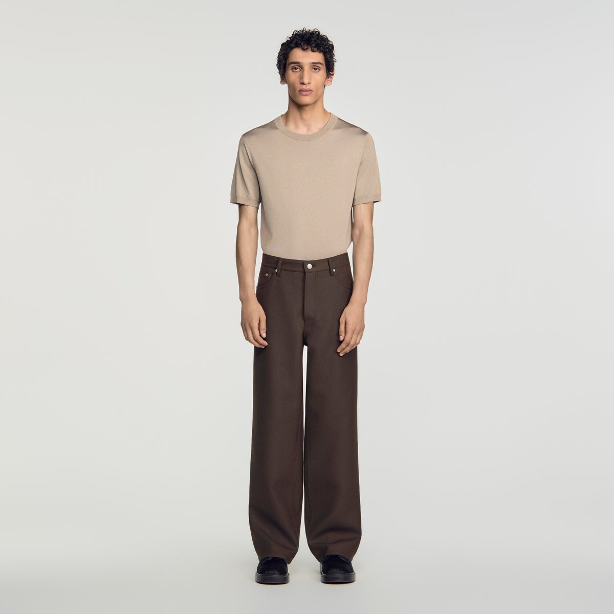 Pantalón recto cinco bolsillos