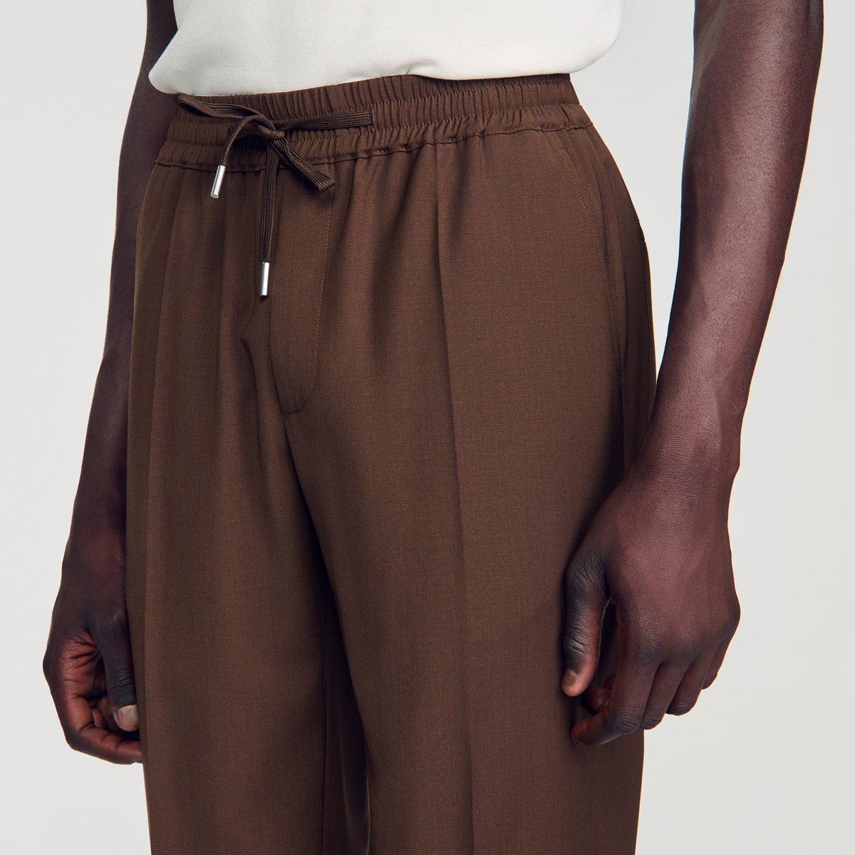 Pantalón elástico de lana