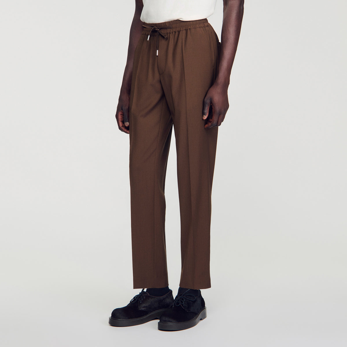 Pantalón elástico de lana