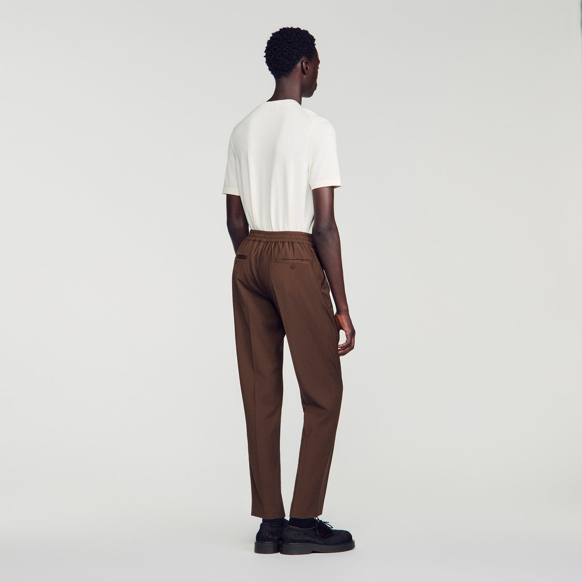 Pantalón elástico de lana