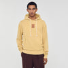 Sudadera con parche de cuero