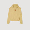 Sudadera con parche de cuero