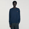 Sudadera oversize con parche de cuero