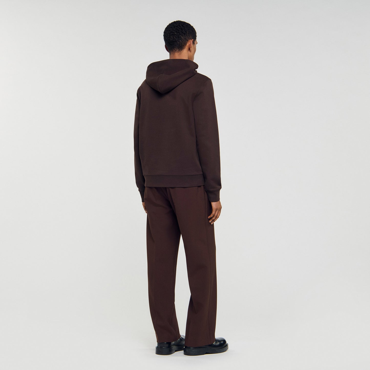 Sudadera con parche de flor