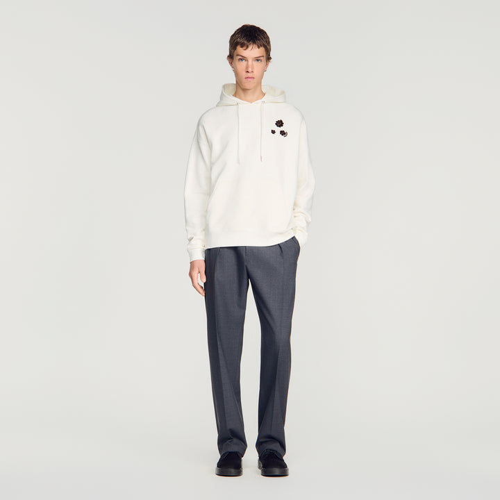 Sudadera oversize estampado floral
