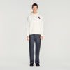 Sudadera oversize estampado floral