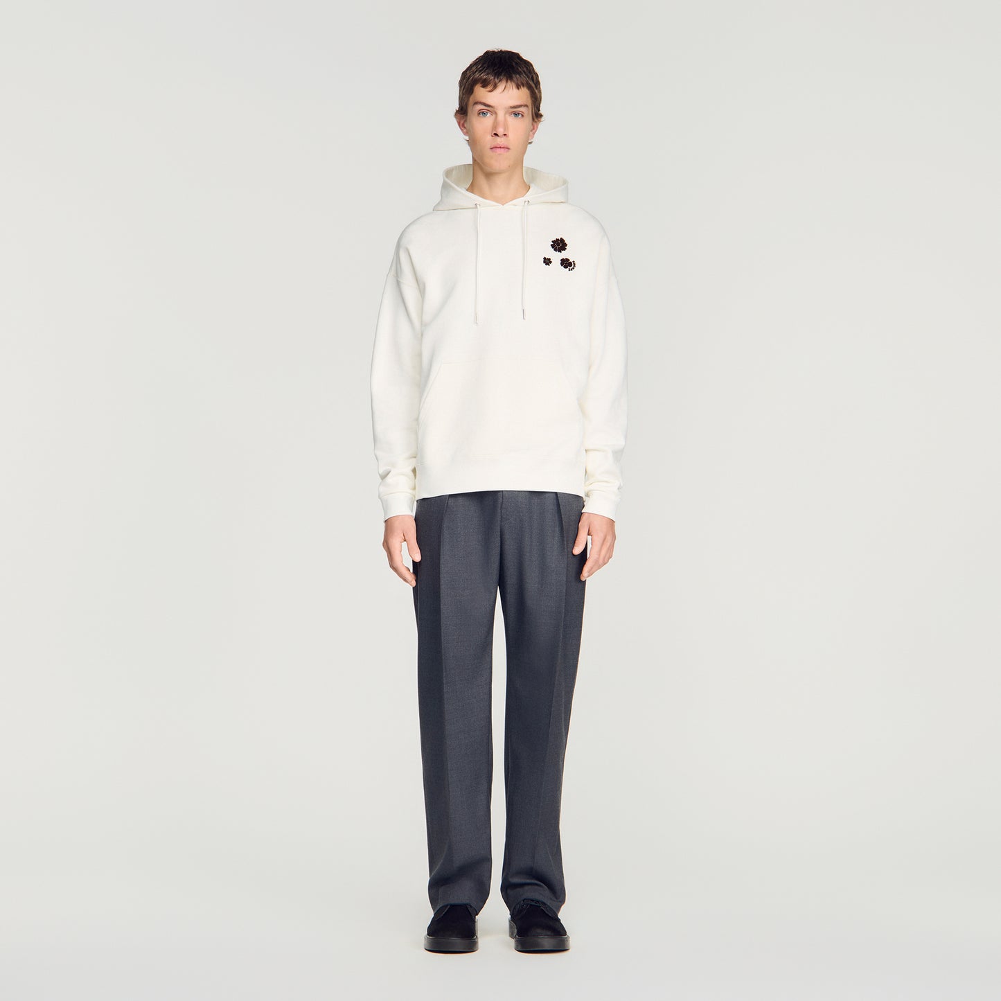 Sudadera oversize estampado floral