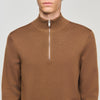 Jersey de lana con cuello de cremallera