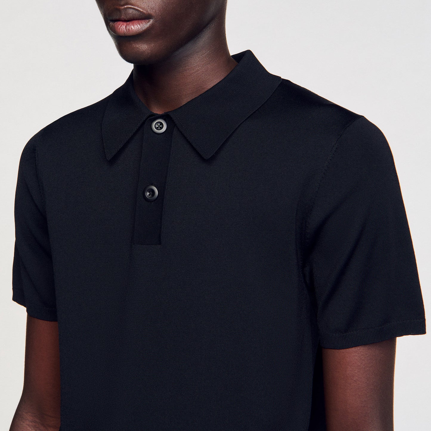 Polo de manga corta de punto