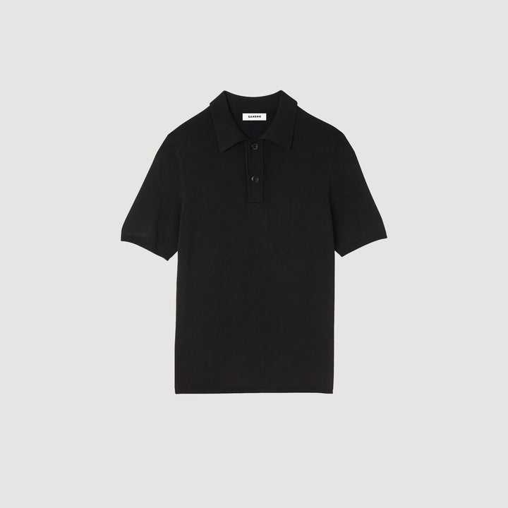 Polo de manga corta de punto