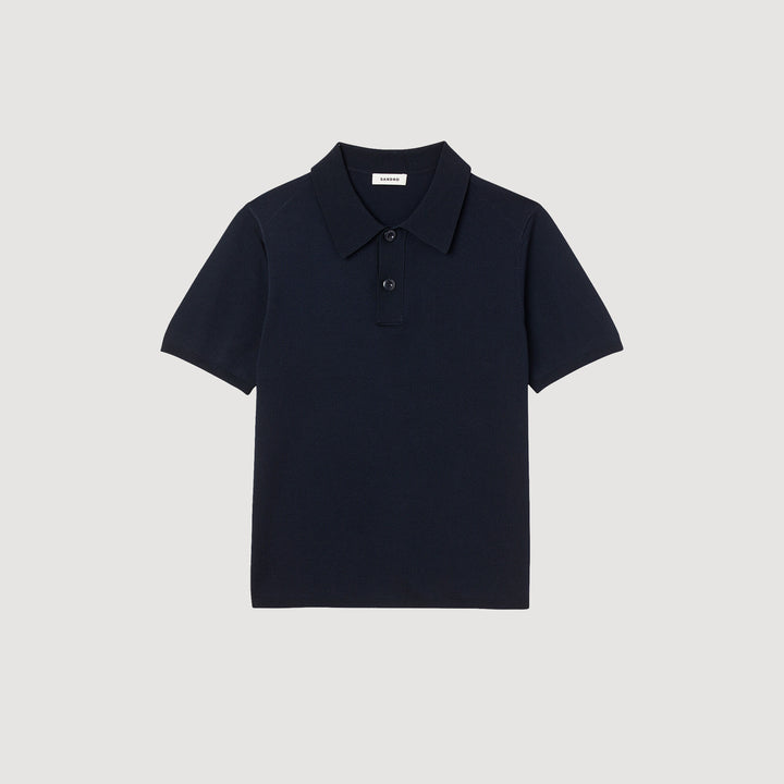 Polo de manga corta de punto