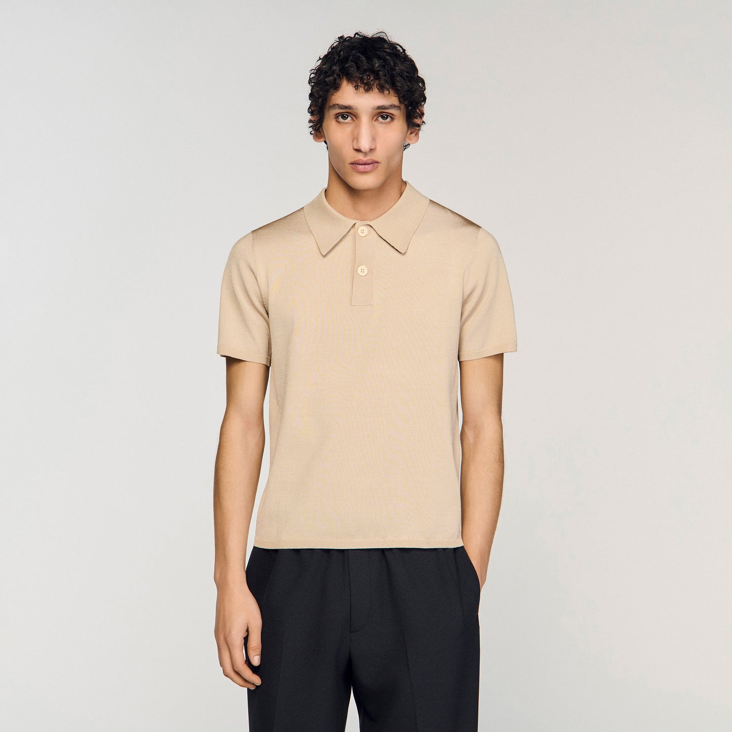 Polo de manga corta de punto