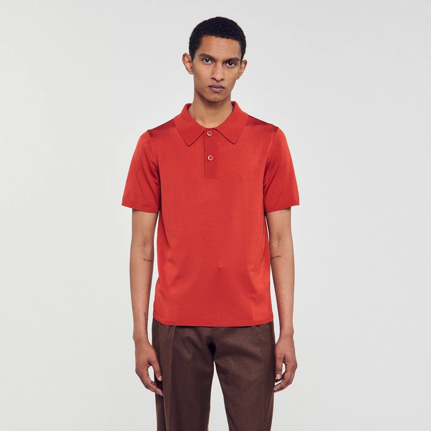 Polo de manga corta de punto