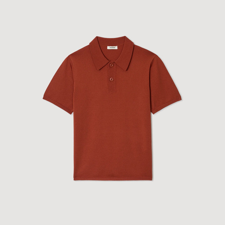 Polo de manga corta de punto