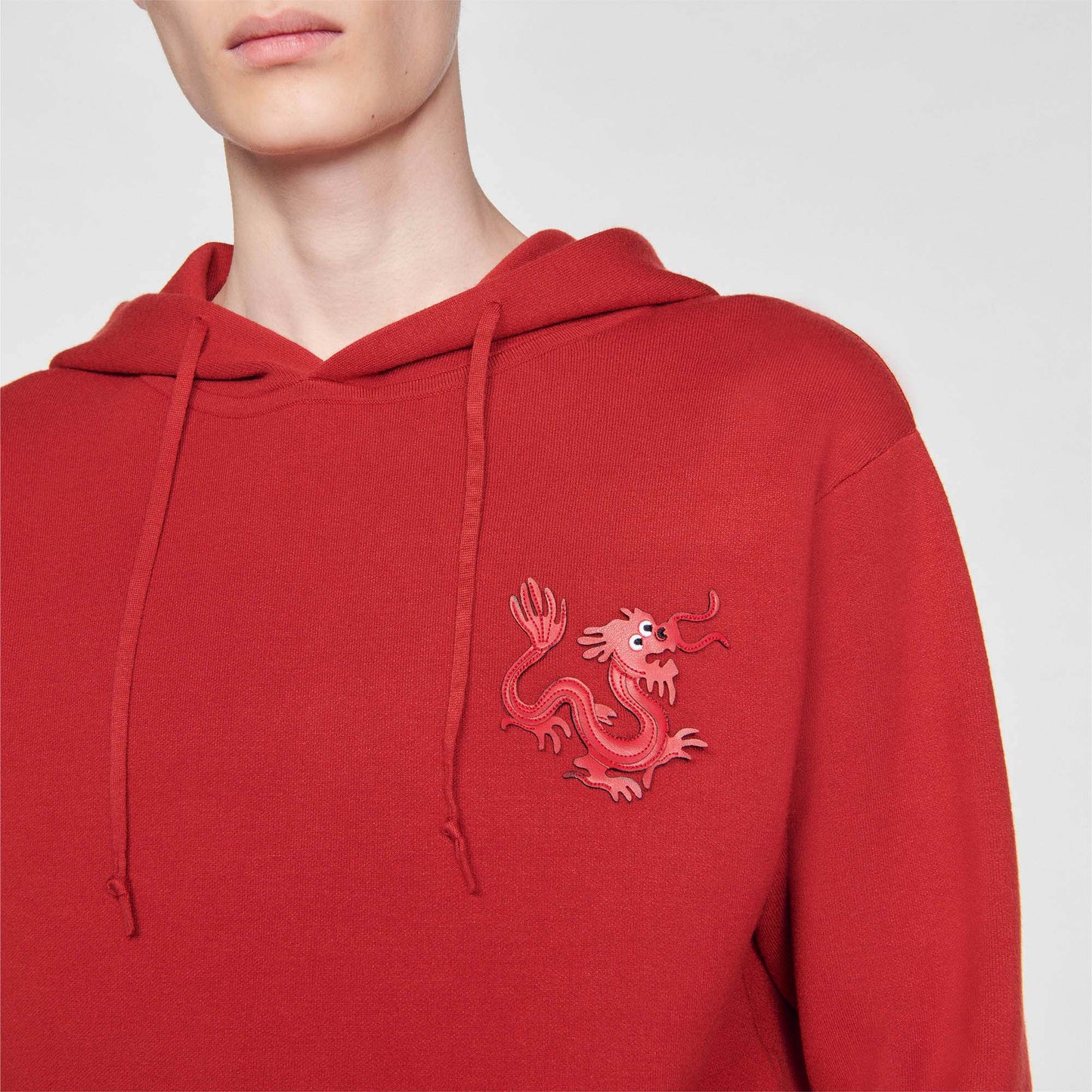 Sudadera con capucha de dragón