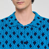 Camisa cárdigan de jacquard cuerda