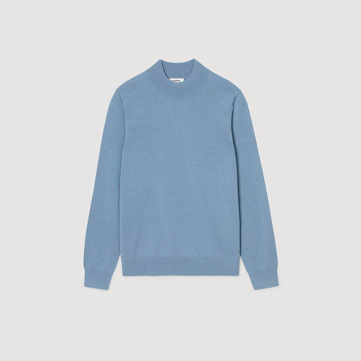Jersey de lana de cuello alto