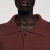 Camisa de punto efecto gofrado