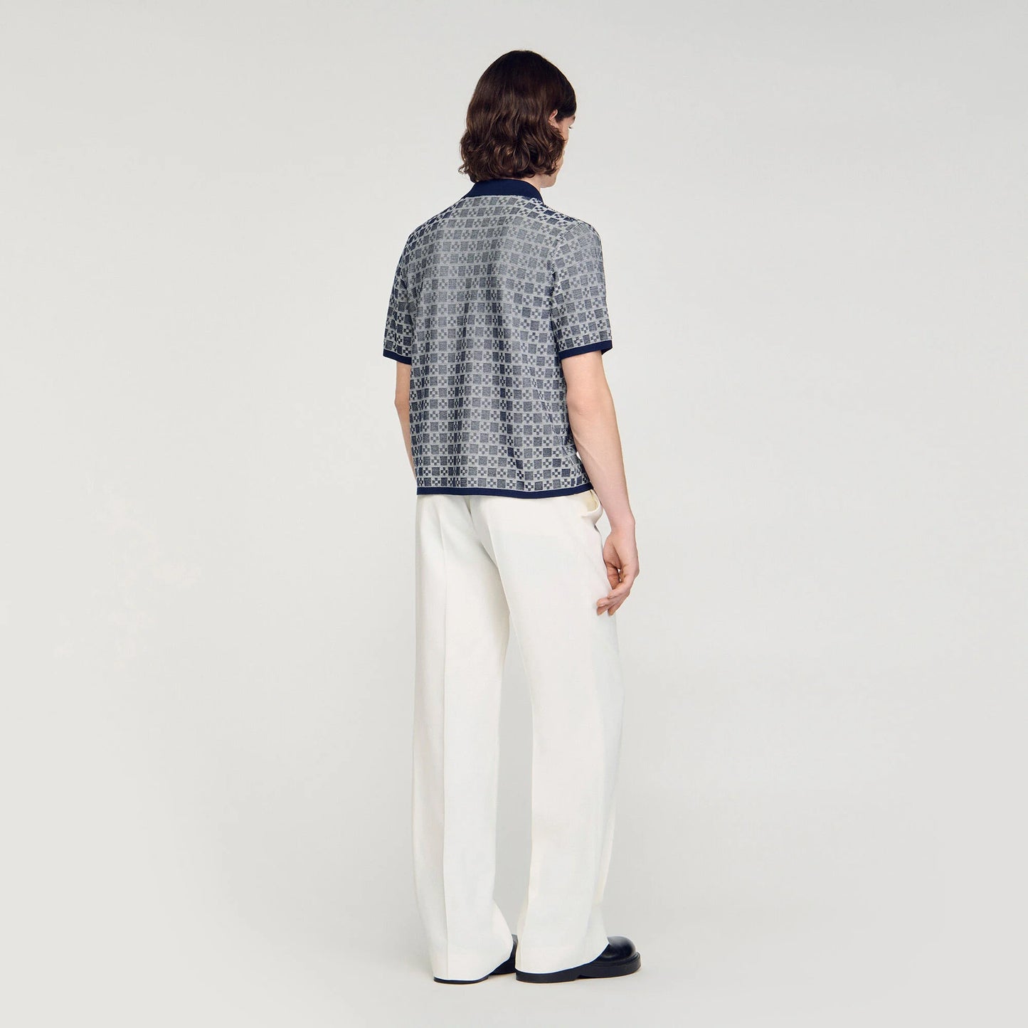 Camisa jacquard Square Cross