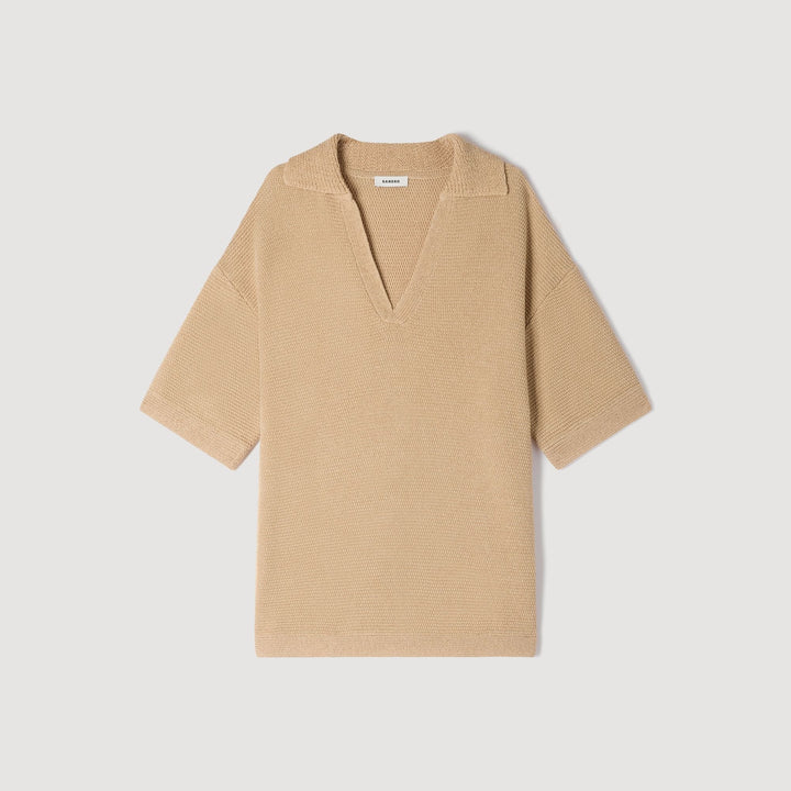 Polo efecto yute