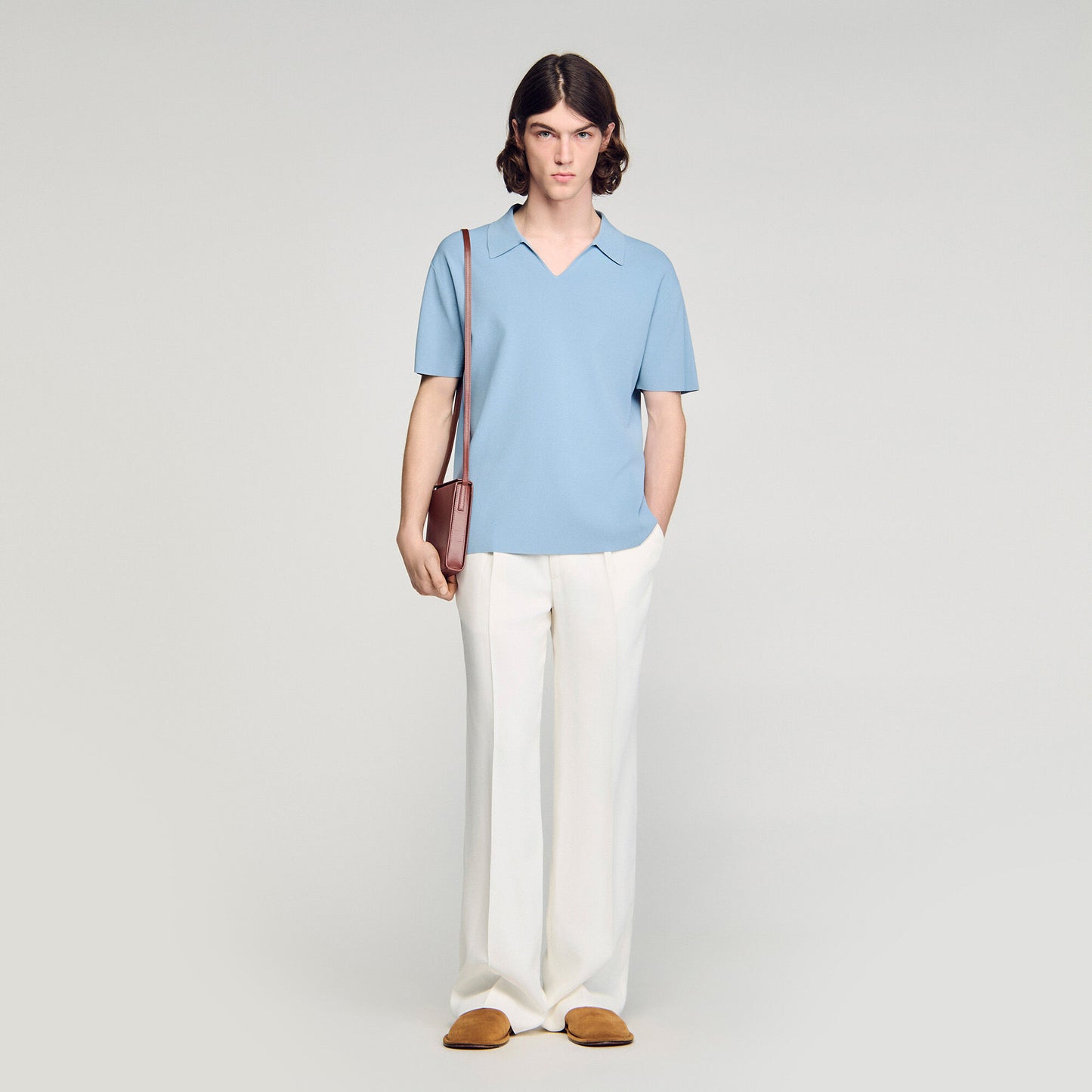 Polo de punto stretch