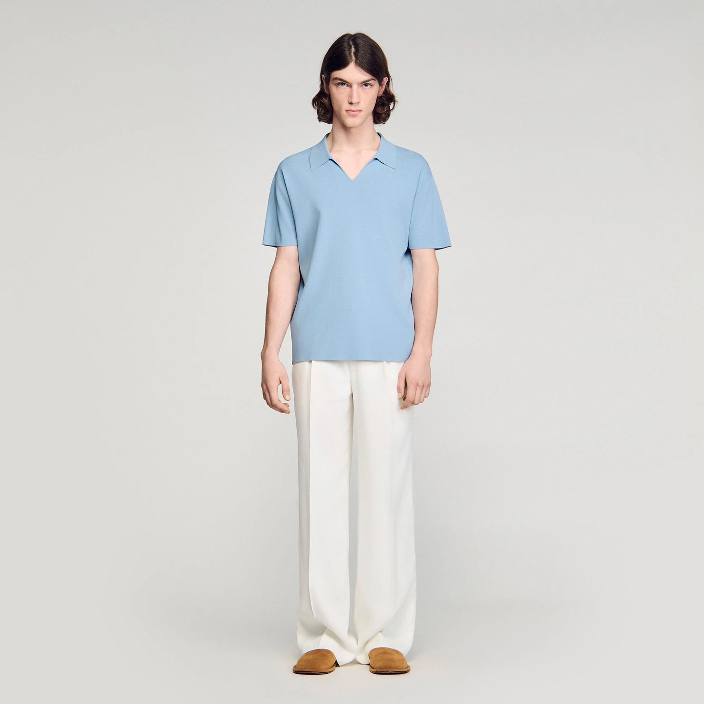 Polo de punto stretch