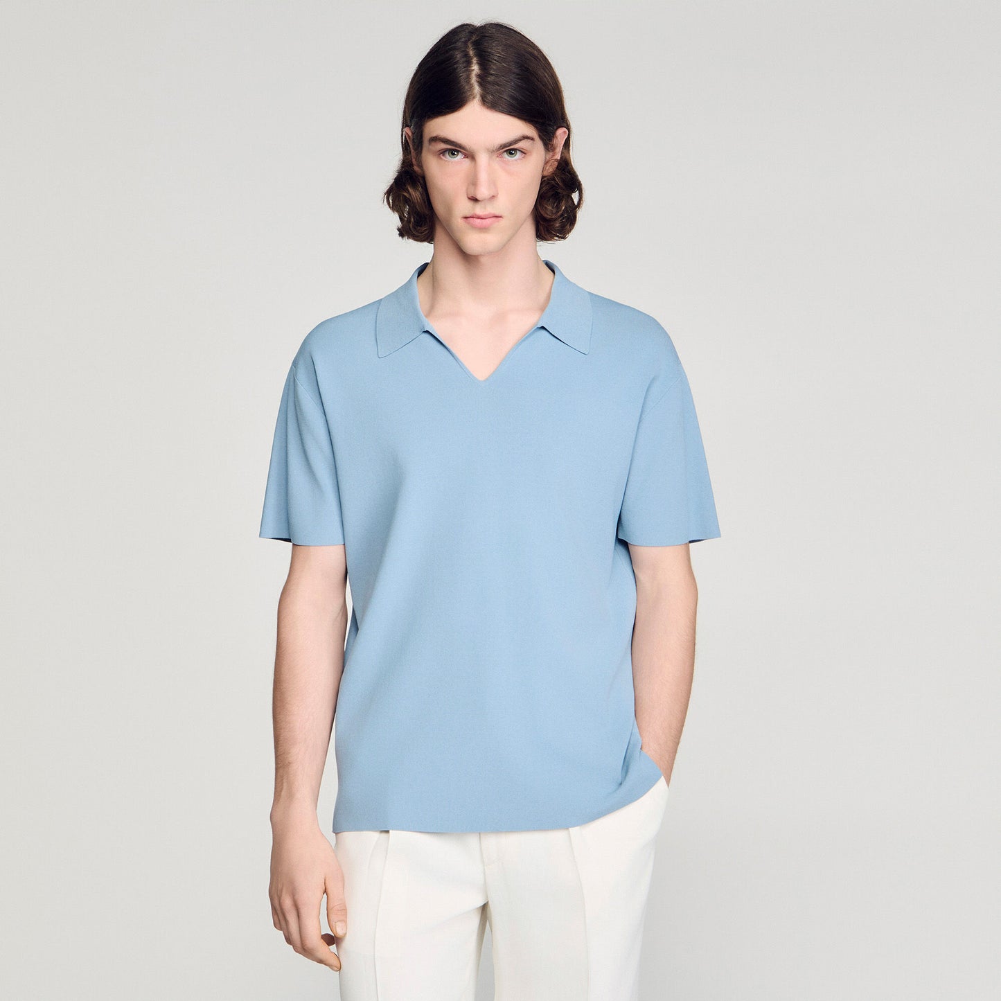 Polo de punto stretch
