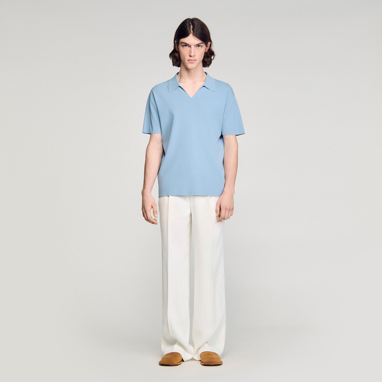 Polo de punto stretch