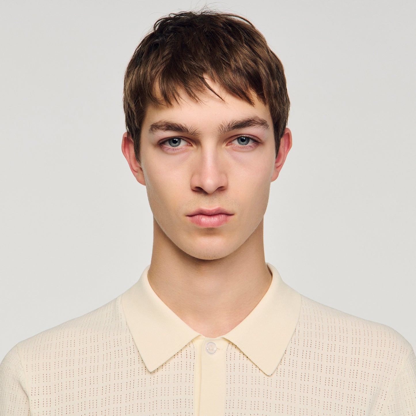 Camisa efecto calado