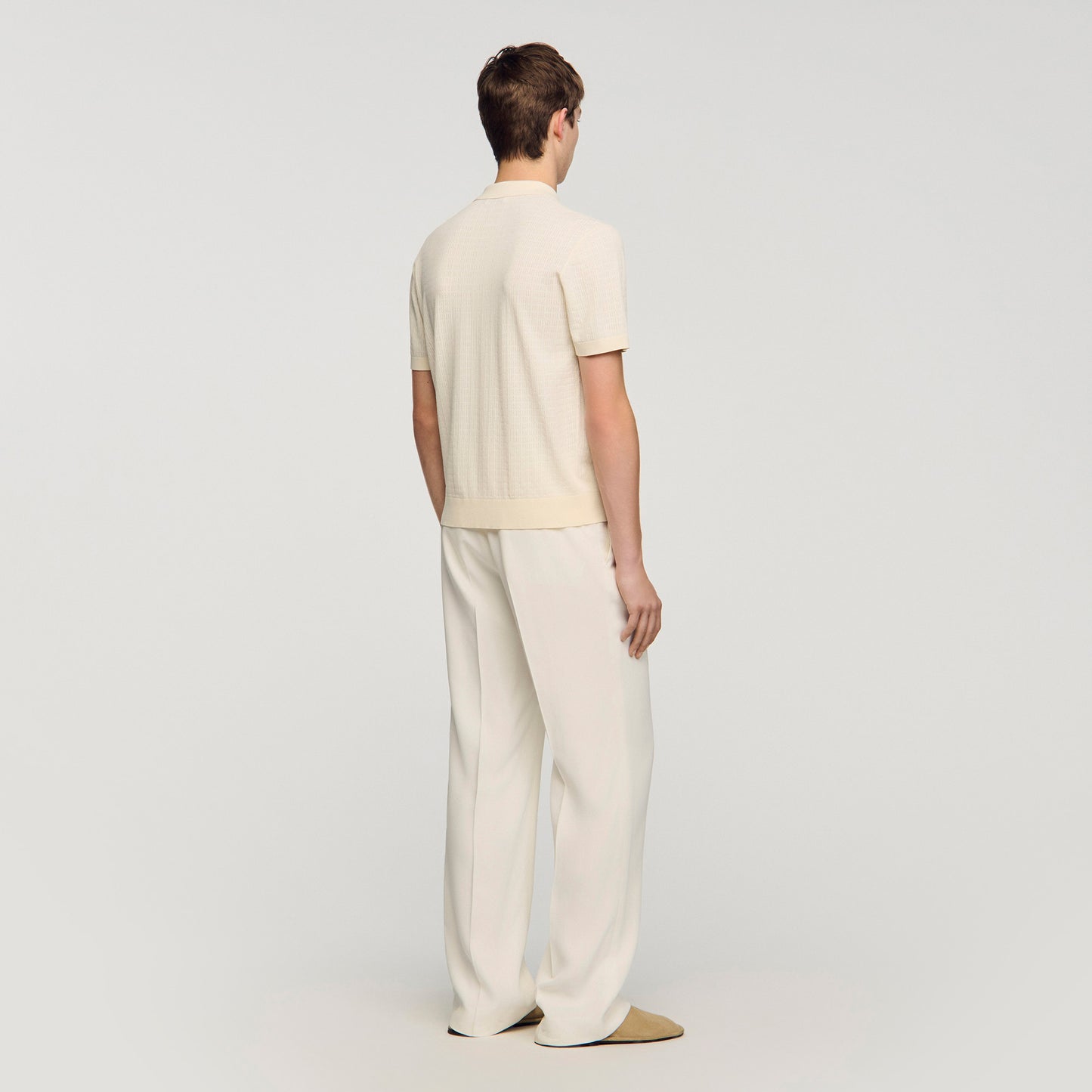 Camisa efecto calado