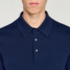 Polo de algodón y seda