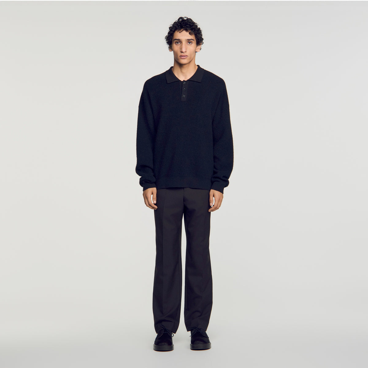 Polo de canalé de alpaca