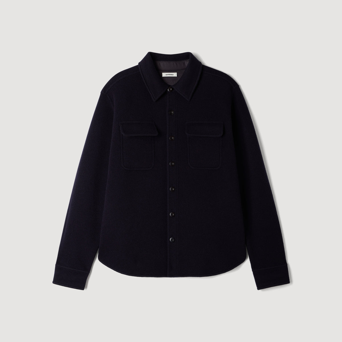 Sobrecamisa de lana hervida