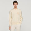 Sudadera de punto con flor crochet