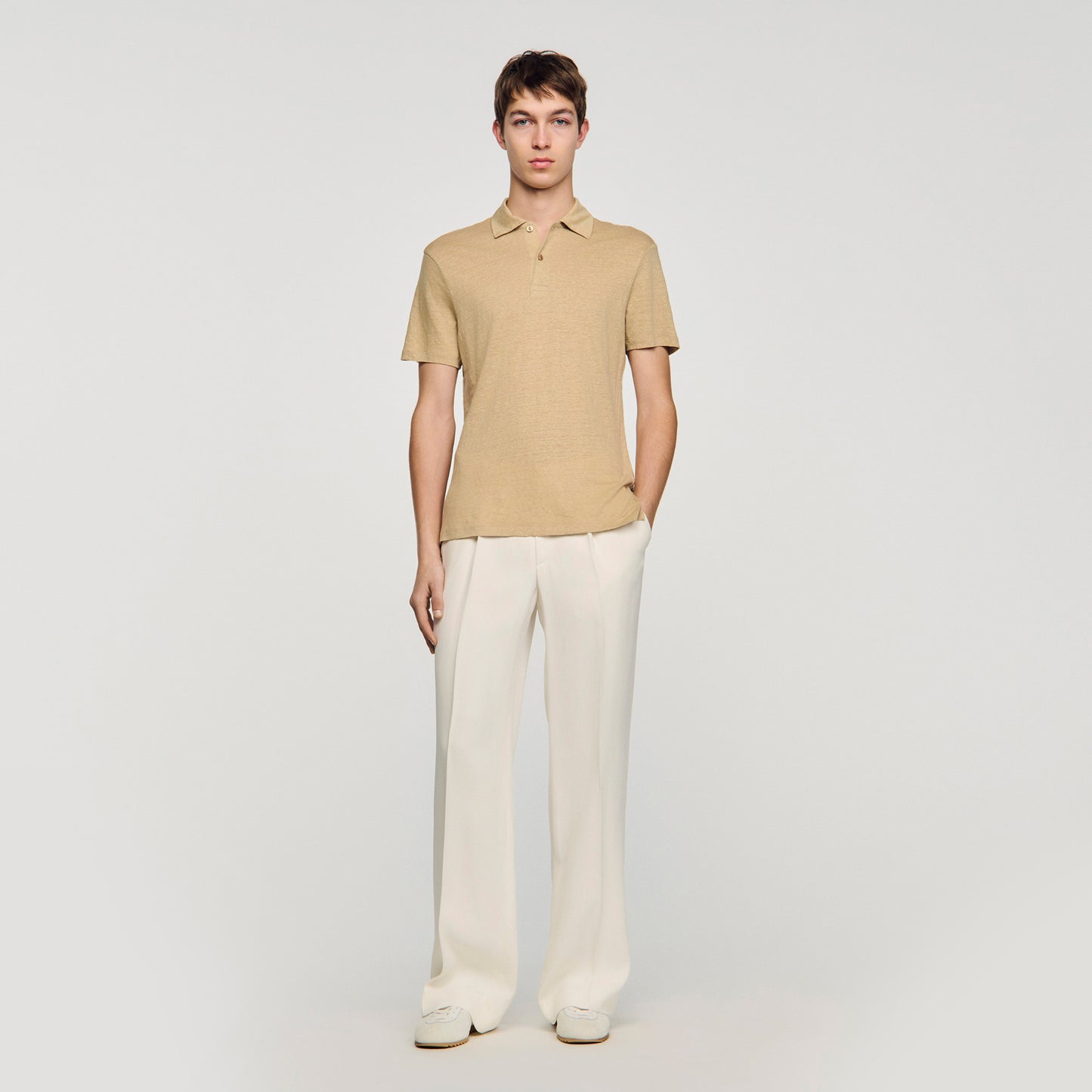 Polo de lino