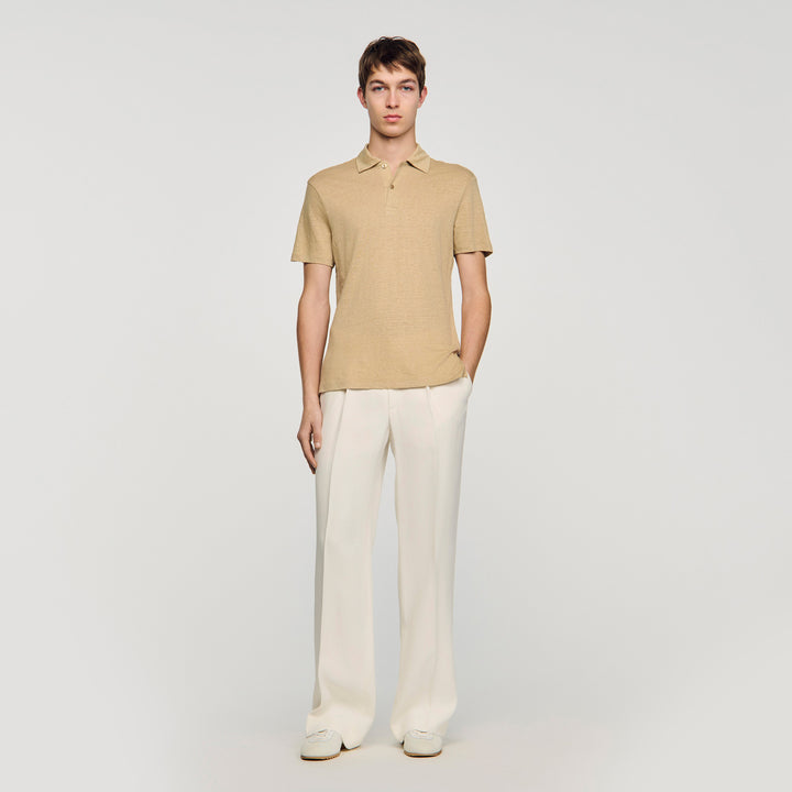 Polo de lino